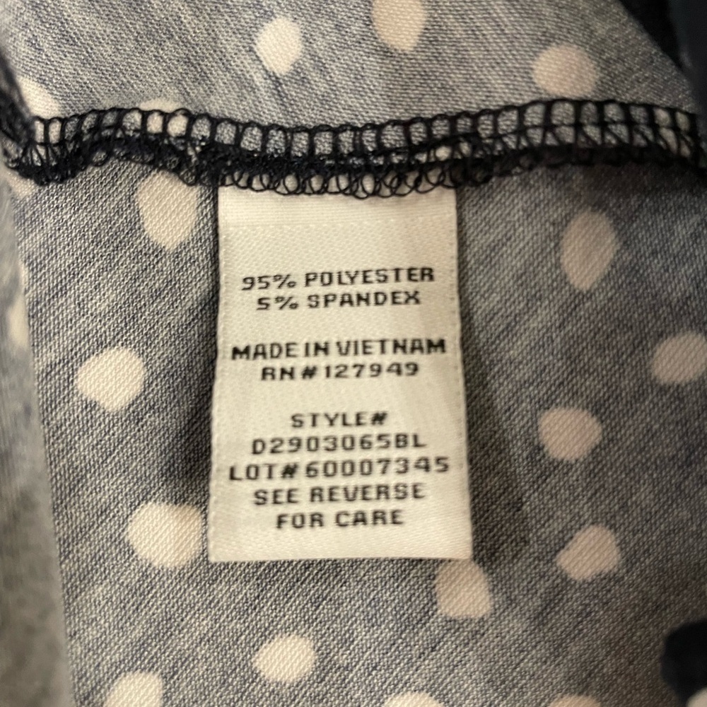 Emma and Michele Size Large Polka Dot Dress - Picture 5 of 9